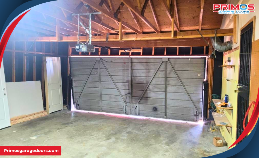 Laffayete CO sagging garage door repair