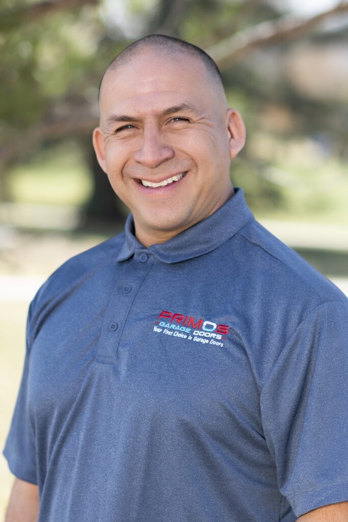 Primos Garage Doors founder and owner Toby Perez