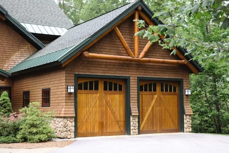 wooden garage door in Lafayette CO