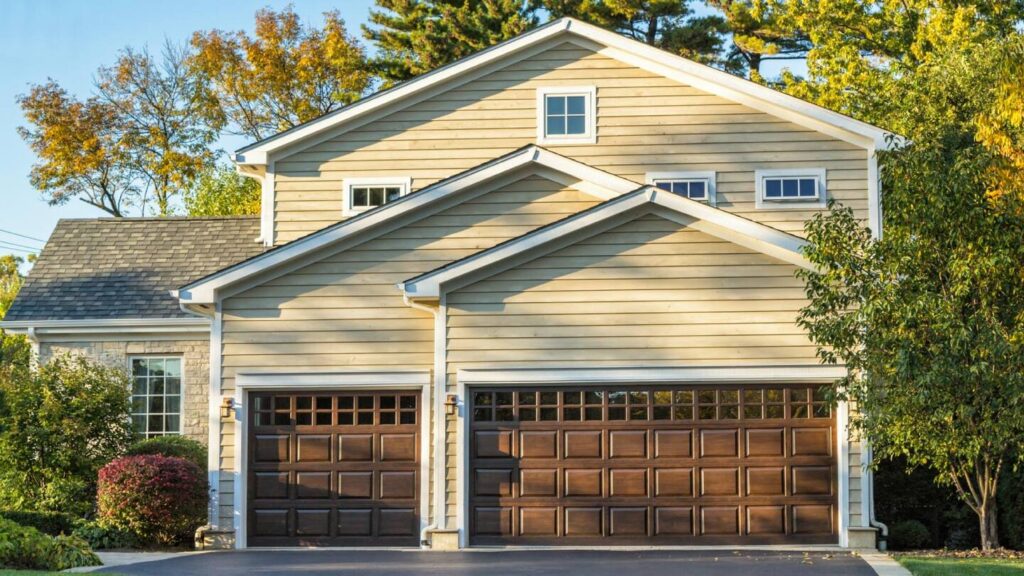 wooden garage door in Lafayette CO